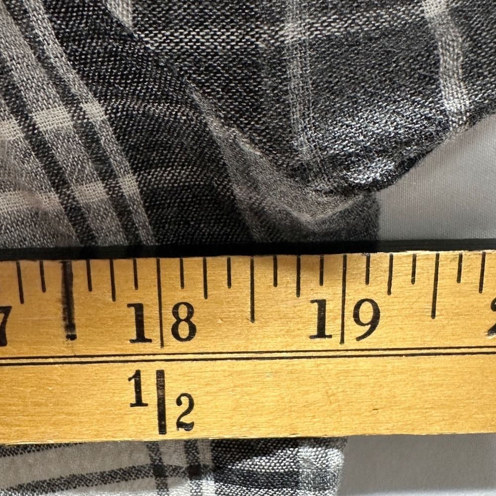 Veronica Beard Black and White Plaid Button-Down Shirt - Picture 5 of 6